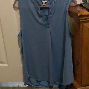 Very nice light blue silk top